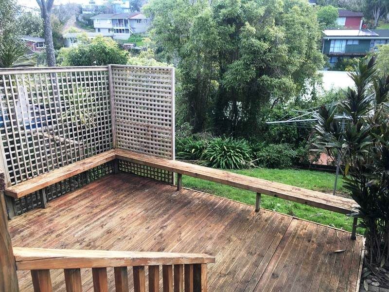 Deck and garden